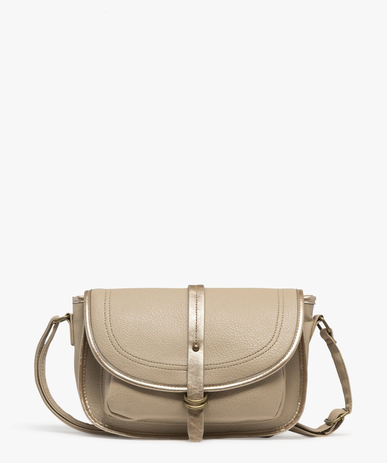 sac besace compact femme brun sacs bandouliere
