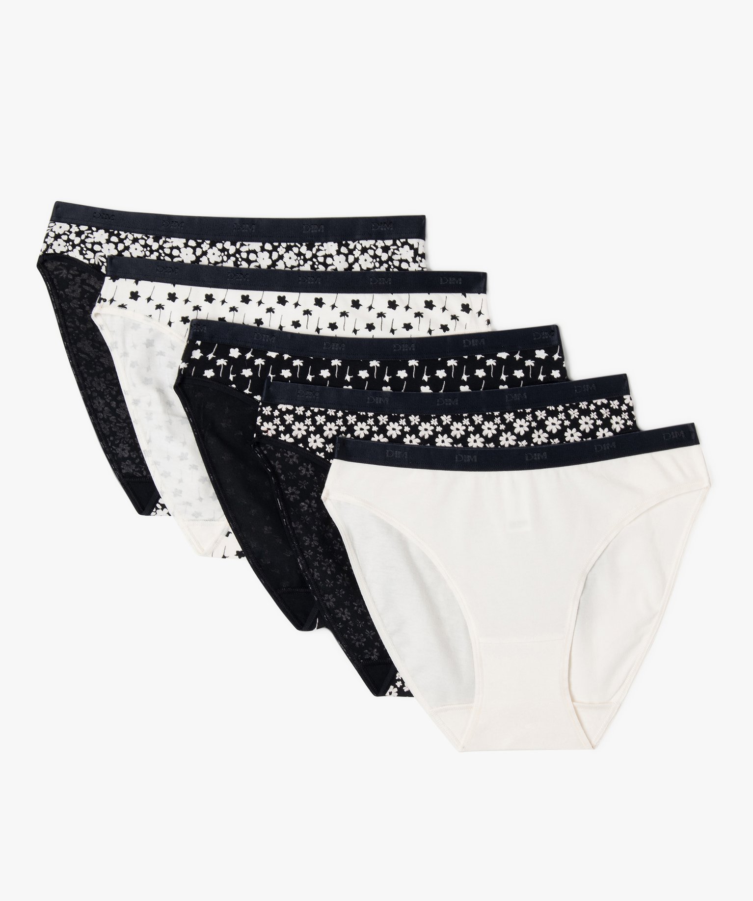 Slip femme coton noir on sale