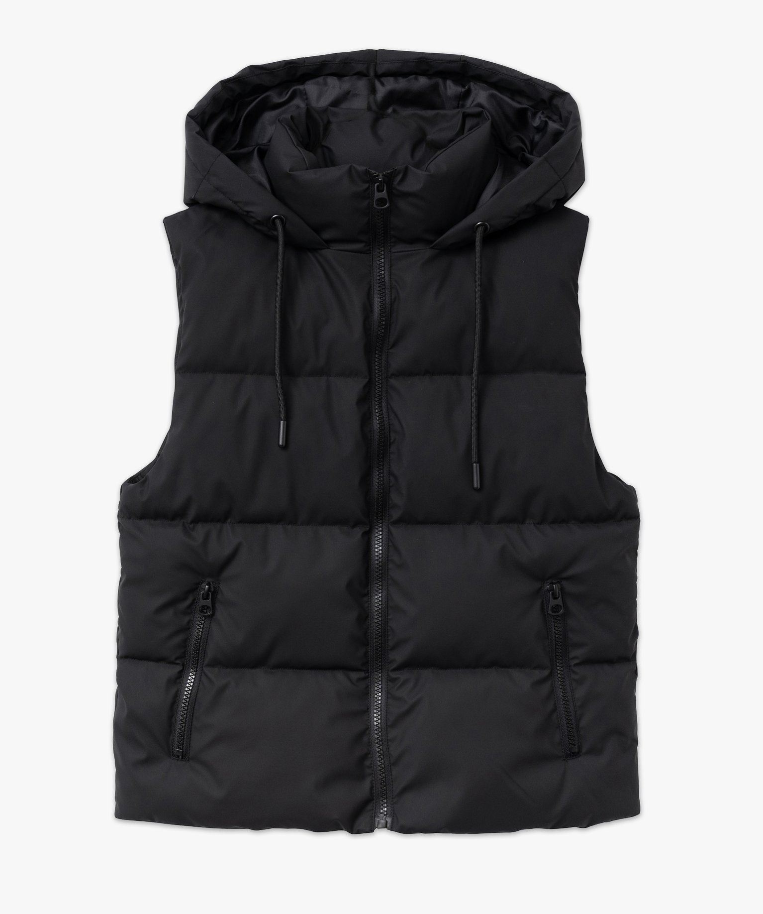 Gilet Sans Manches Femme Grande Taille - Doudoune Légère, Capuche, Zippée, Pour L'hiver