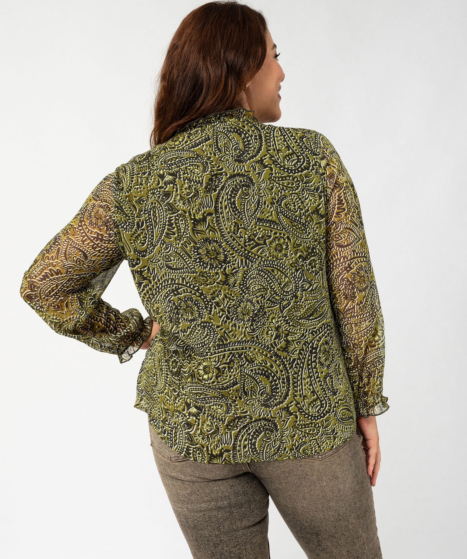 Chemise en voile grande taille best sale