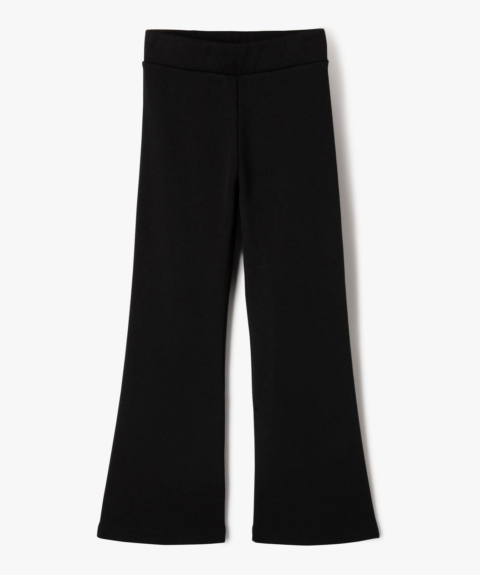 legging avec doublure chaude coupe flare fille noir standard