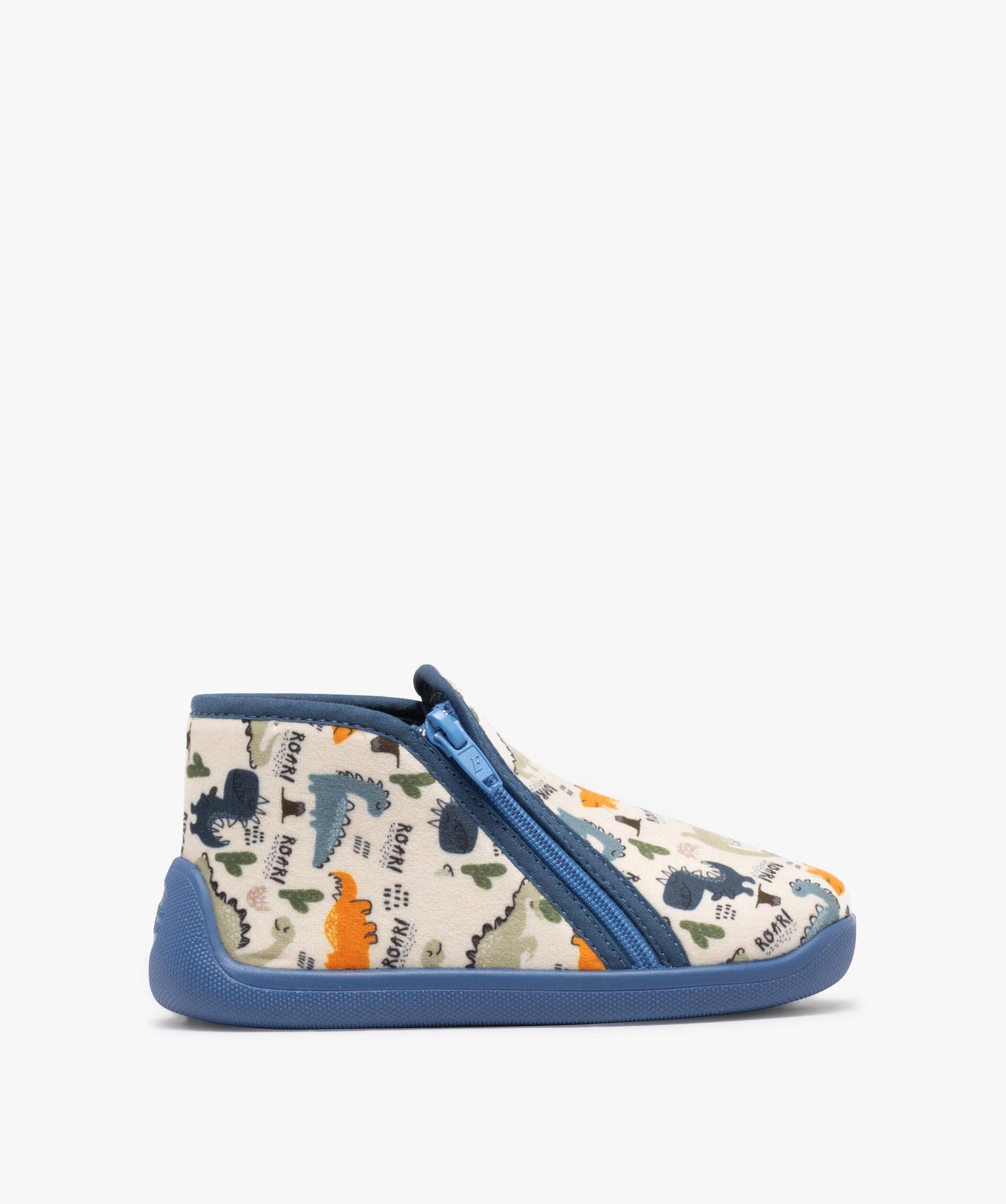 chaussons bottillons a motifs dinosaures garcon multicolore