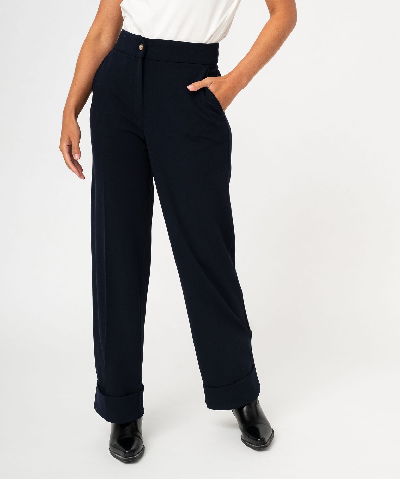 Pantalon tailleur droit femme online
