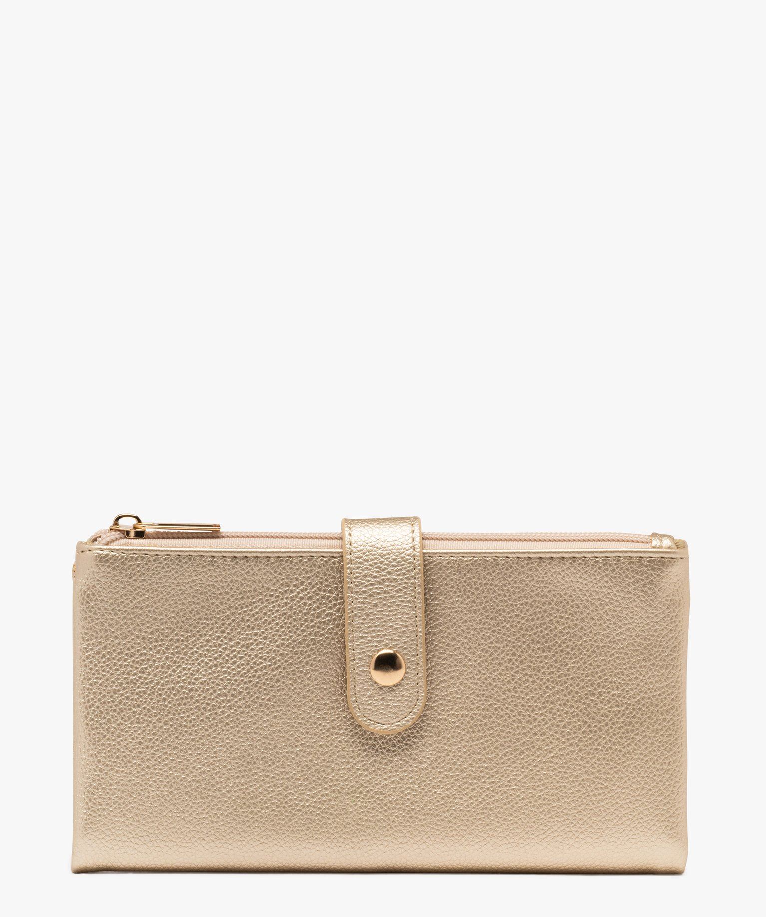 portefeuille avec bandouliere amovible femme dore porte-monnaie et portefeuilles