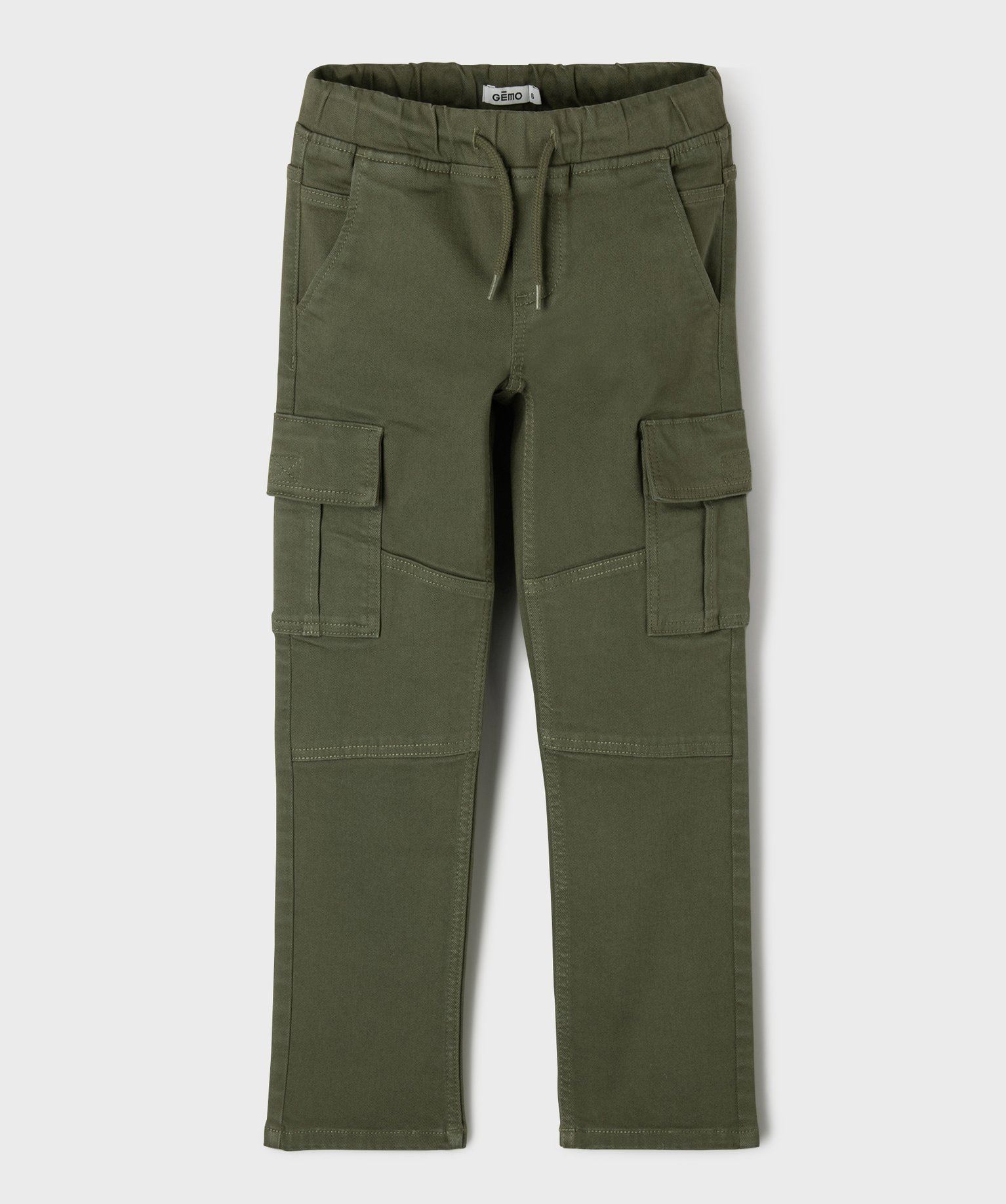 pantalon cargo 6 poches garcon kaki standard pantalons