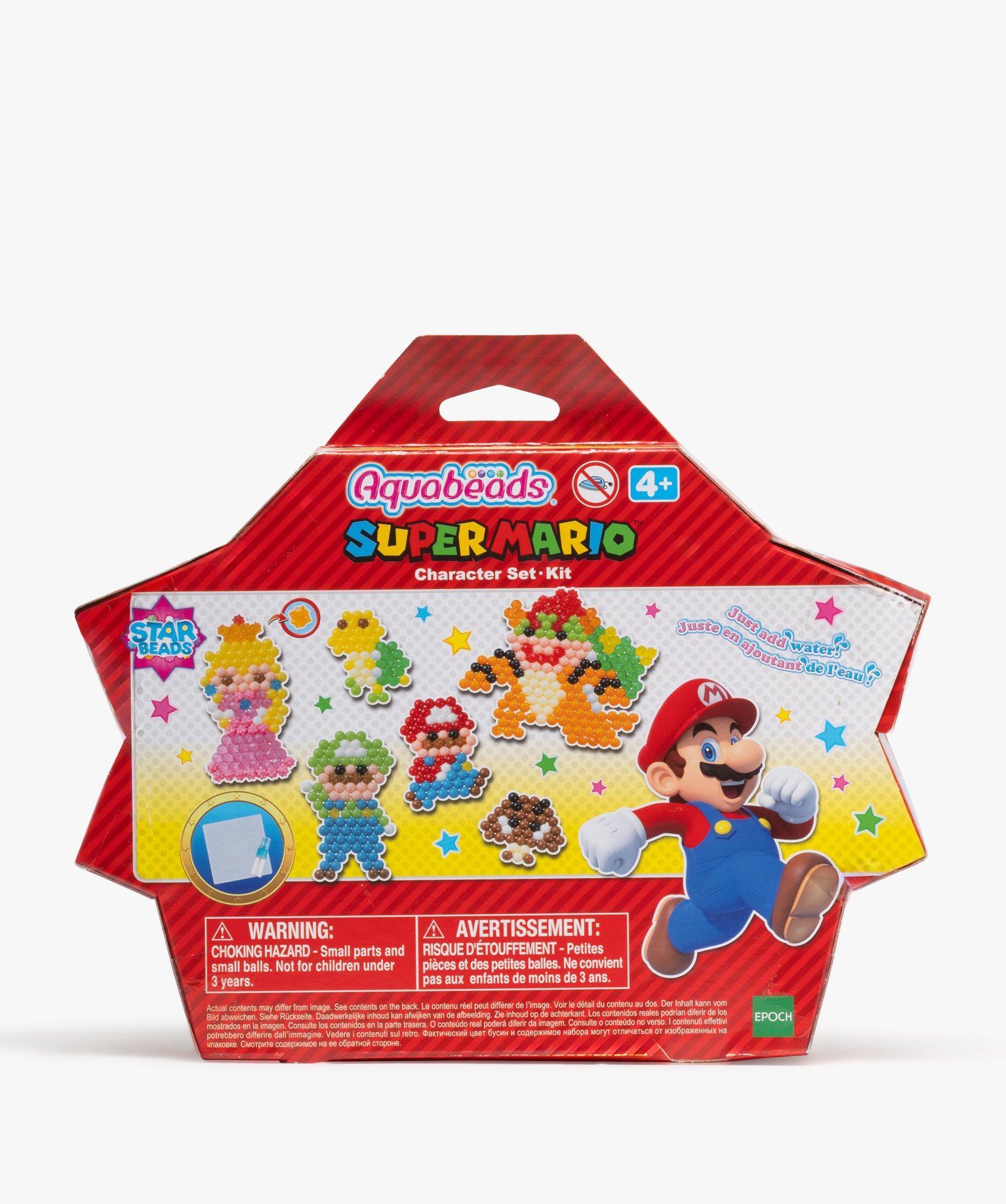 kit de perles magiques super mario - aquabeads rouge standard