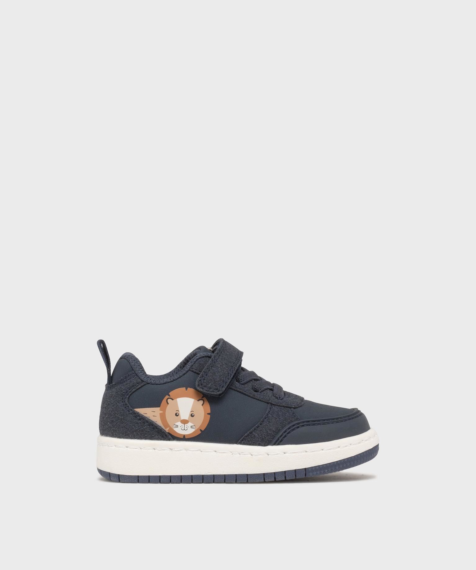 baskets a scratch avec motif lion bebe garcon - buggy bleu baskets et tennis