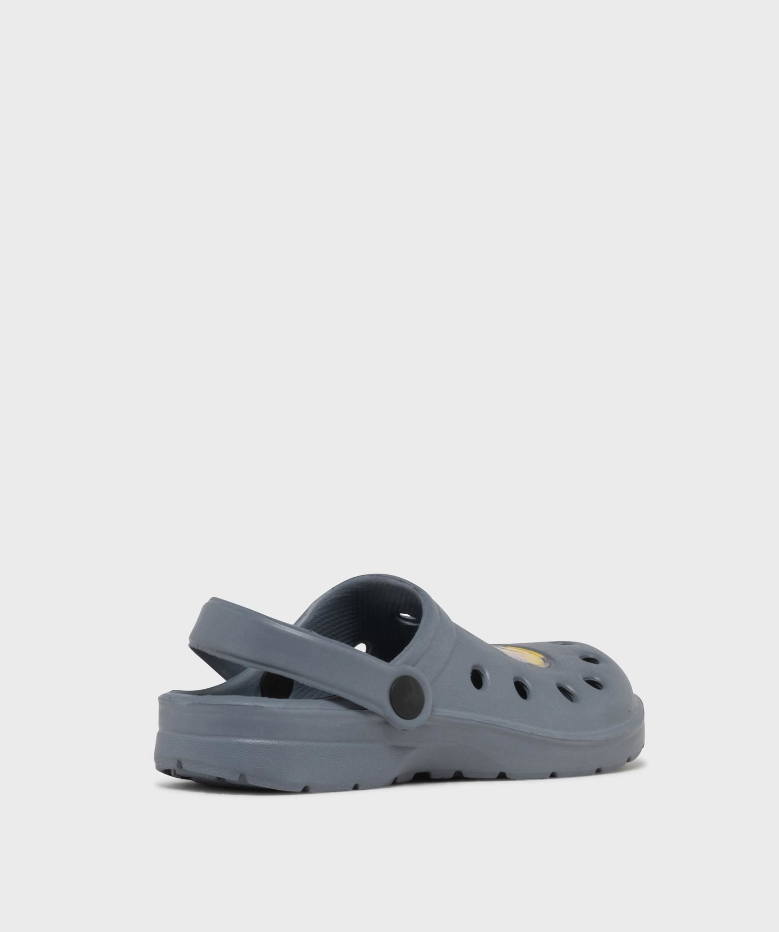Sabots Capelli Enfant Garçon – Motif Hippopotame, Gris, Taille 8, à Enfiler
