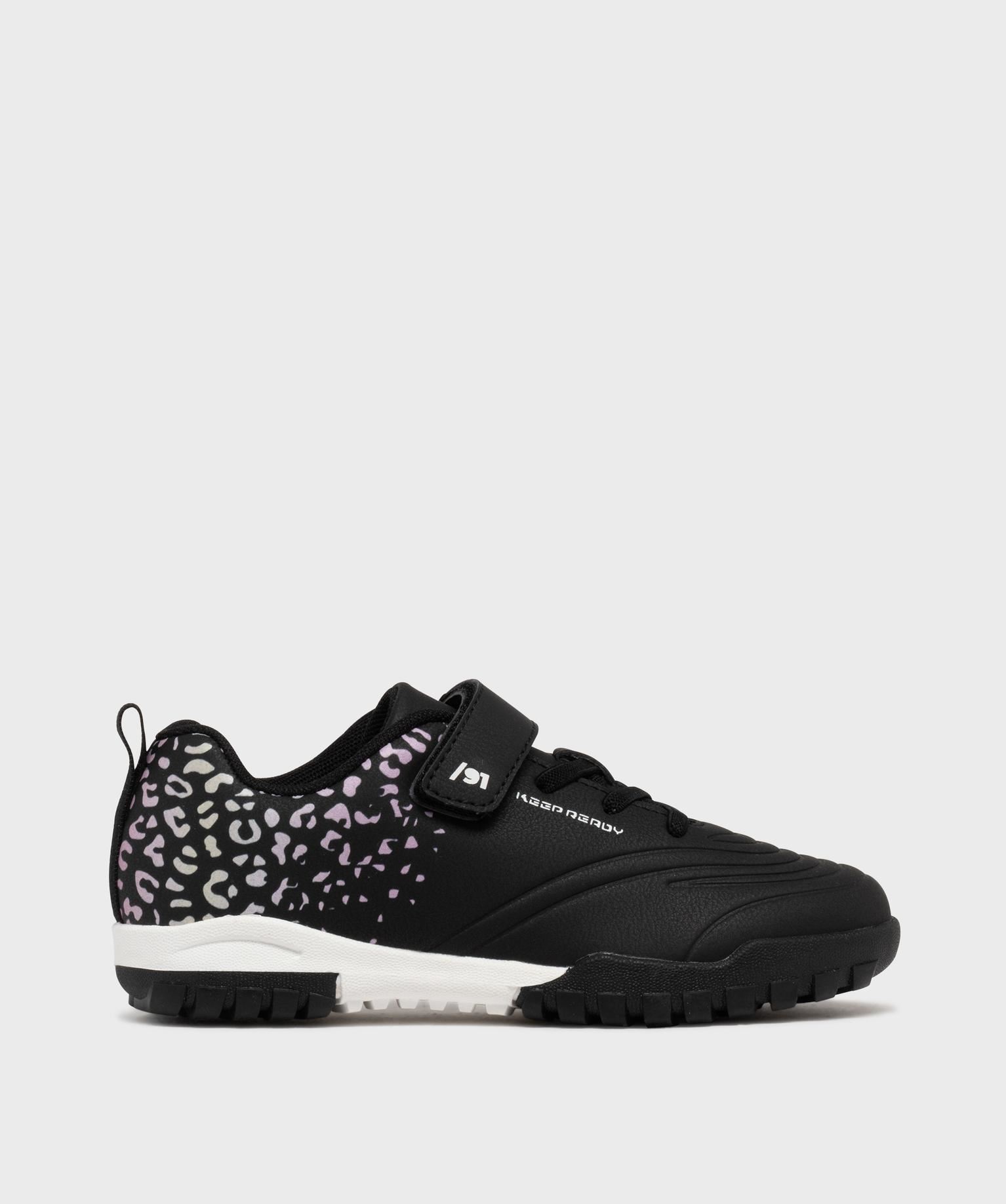 baskets a scratch avec semelle crampons fille - 5 miles noir standard