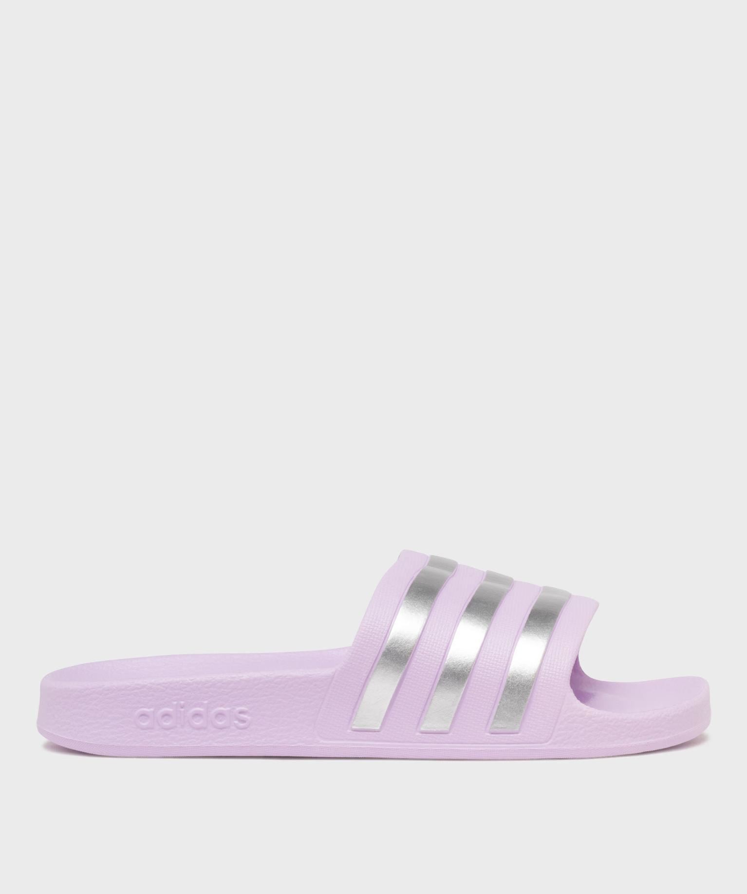mules de piscine confort adilette aqua femme adidas violet mules piscine  claquettes