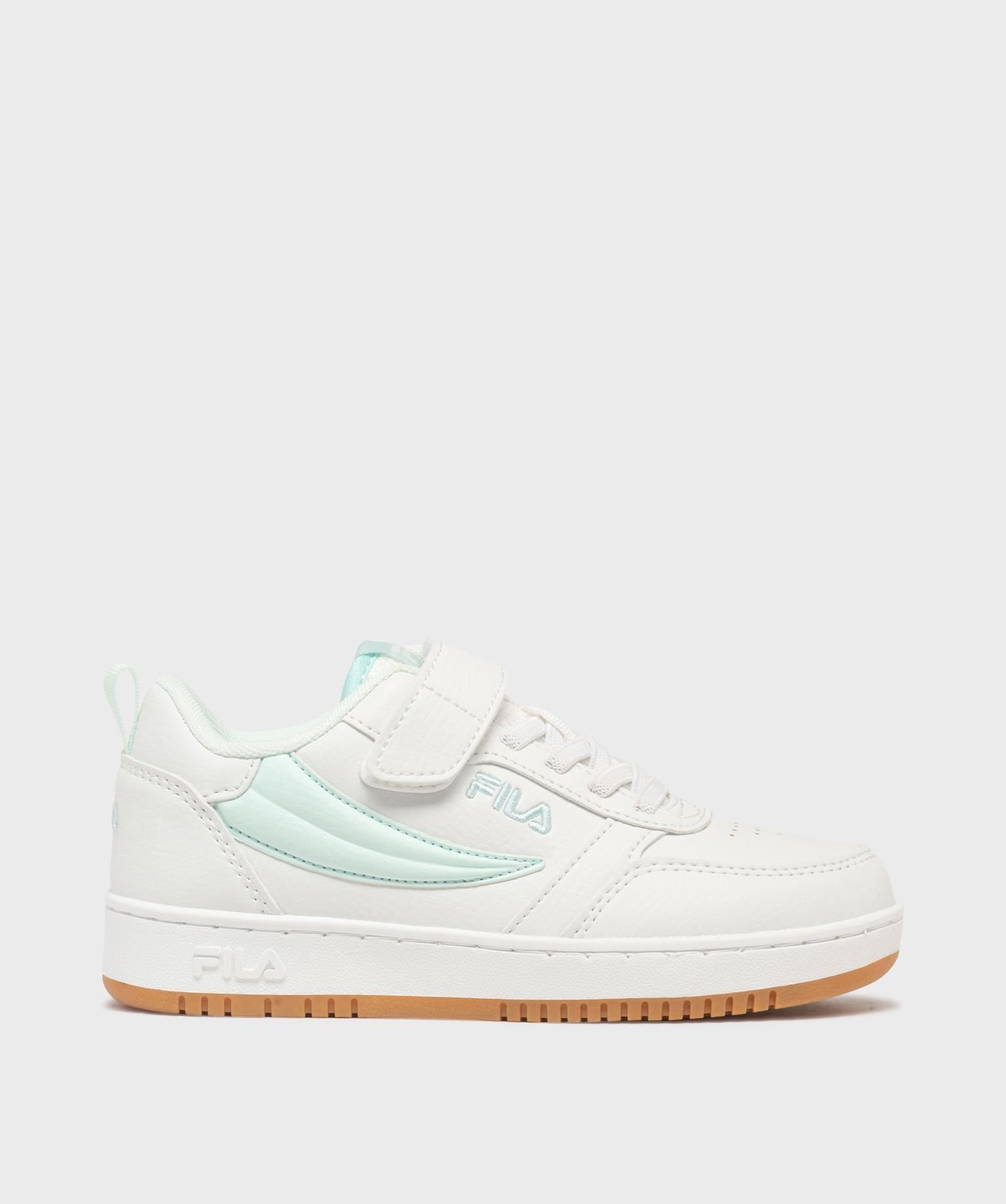 baskets rega nf velcro fille - fila blanc standard baskets