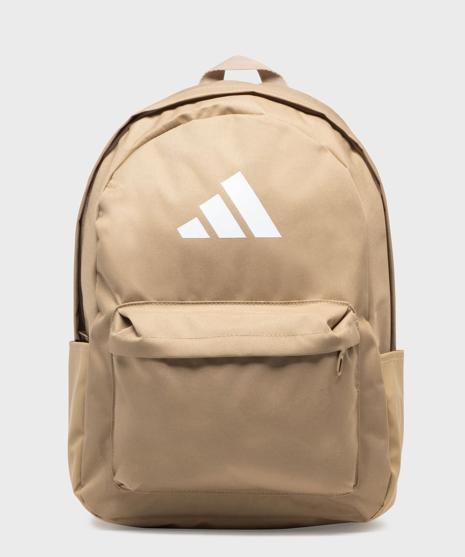 sac a dos en toile fermeture zip - adidas beige standard