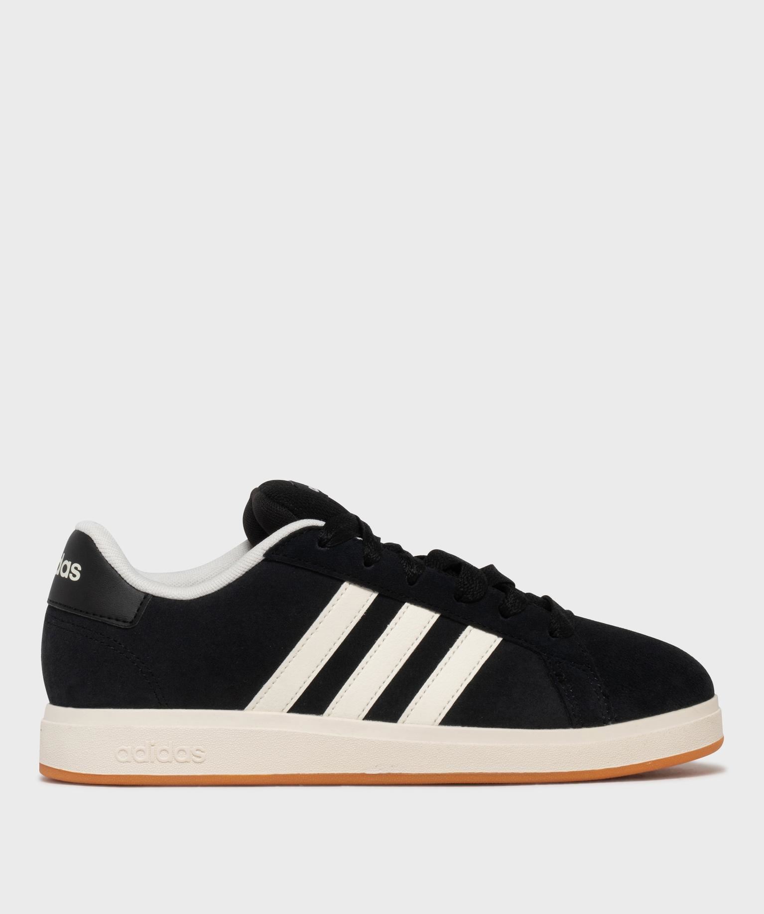 baskets grand court 00s fermeture scratch femme - adidas noir standard