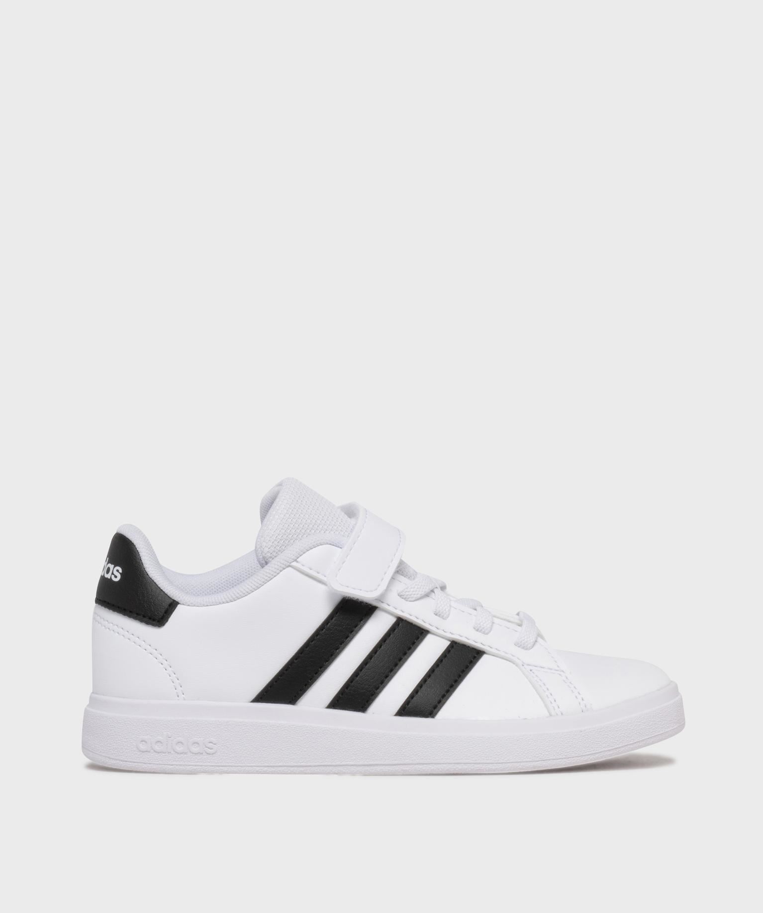 baskets grand court 2.0 enfant - adidas blanc standard baskets
