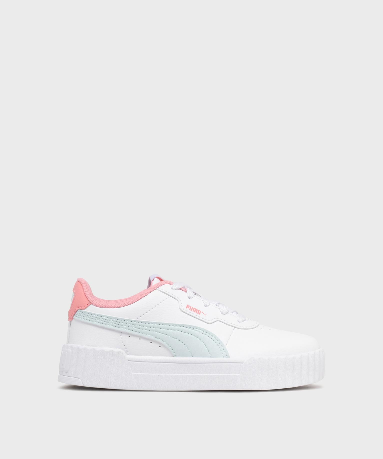 baskets basses a semelle originale carina 3.0 fille - puma blanc standard baskets