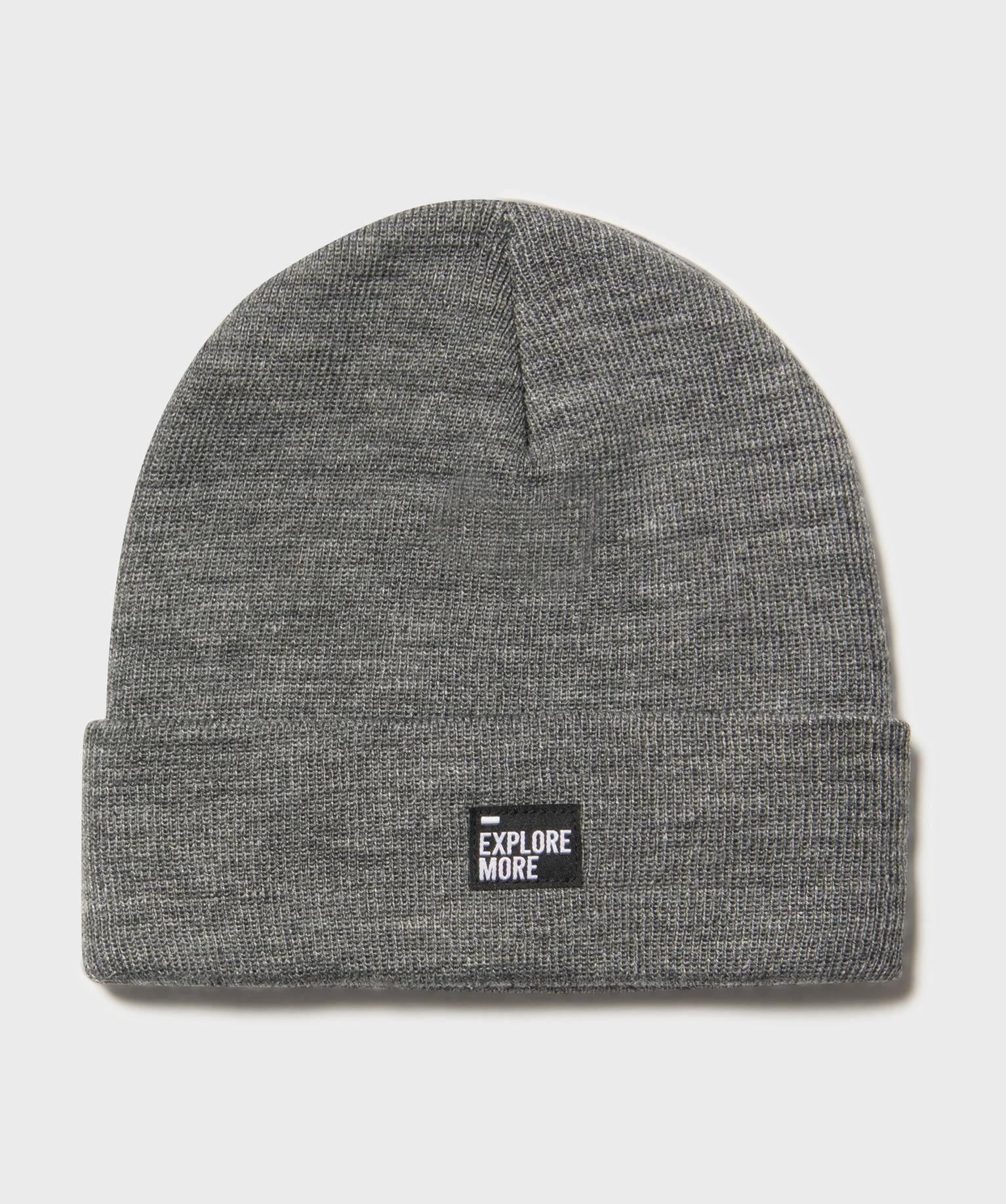 bonnet uni en maille fine garcon gris standard