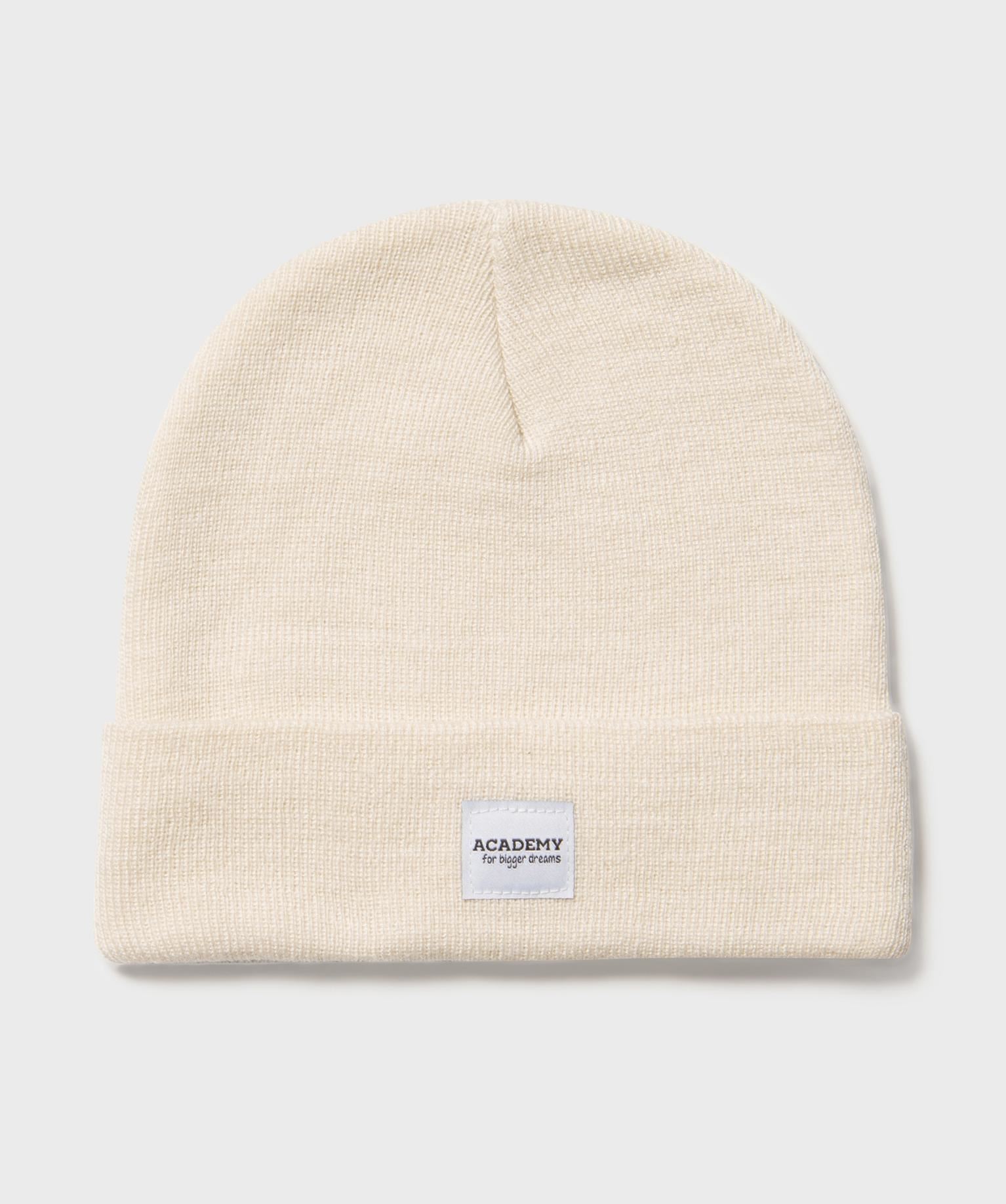 bonnet uni en maille fine fille beige standard