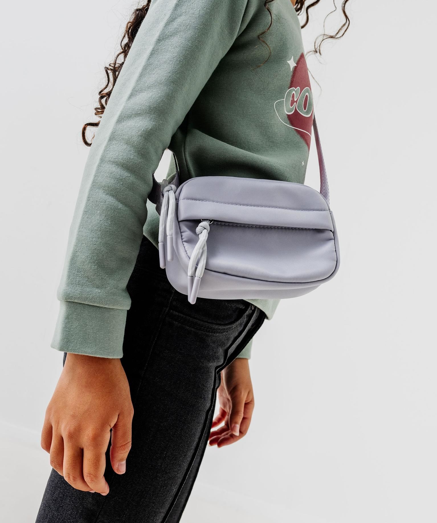 sac a bandouliere porte travers fille violet