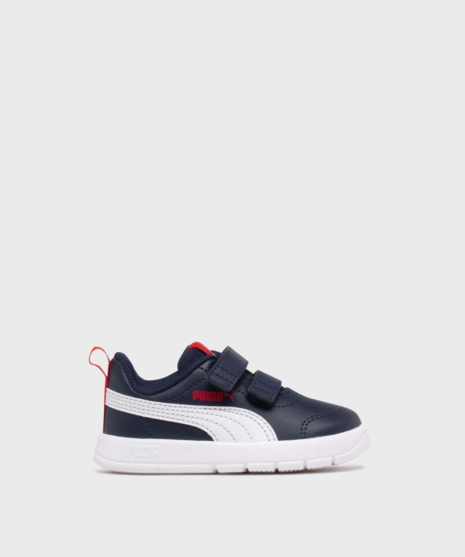 baskets basses a scratch courtflex v3 bebe garcon - puma bleu baskets et tennis