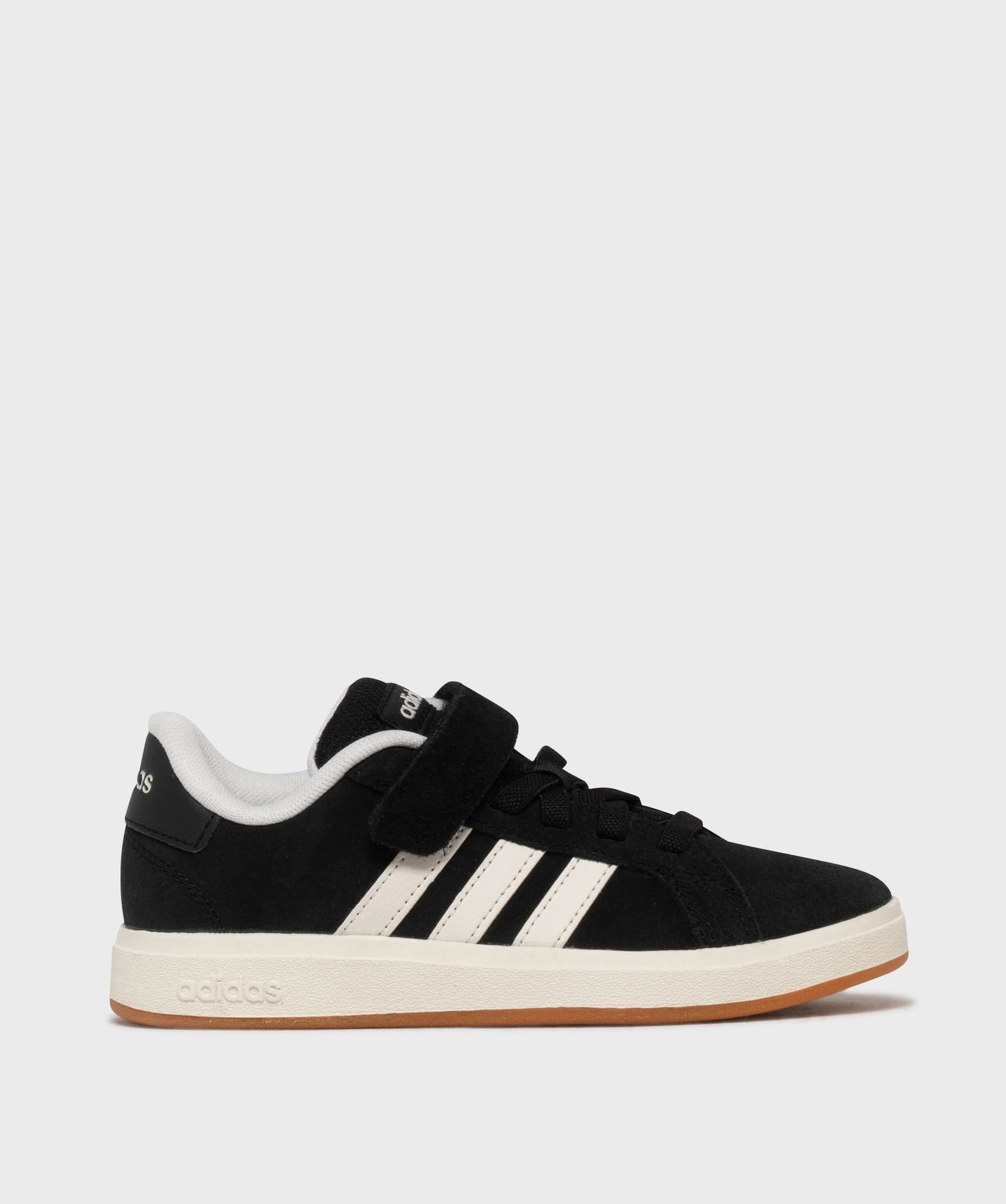 baskets grand court 00s fermeture scratch enfant - adidas noir standard baskets