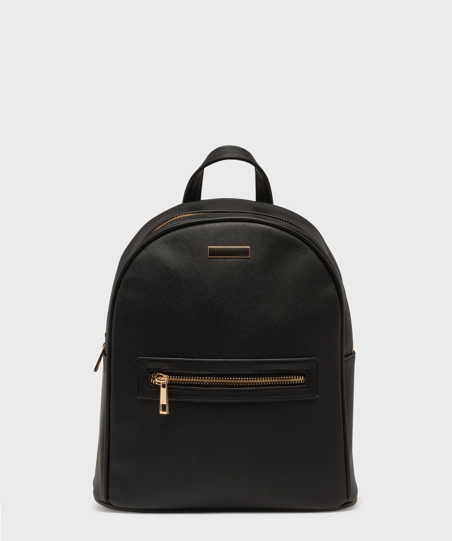 sac a dos avec details metalliques femme noir standard sacs a dos et sacs de voyage