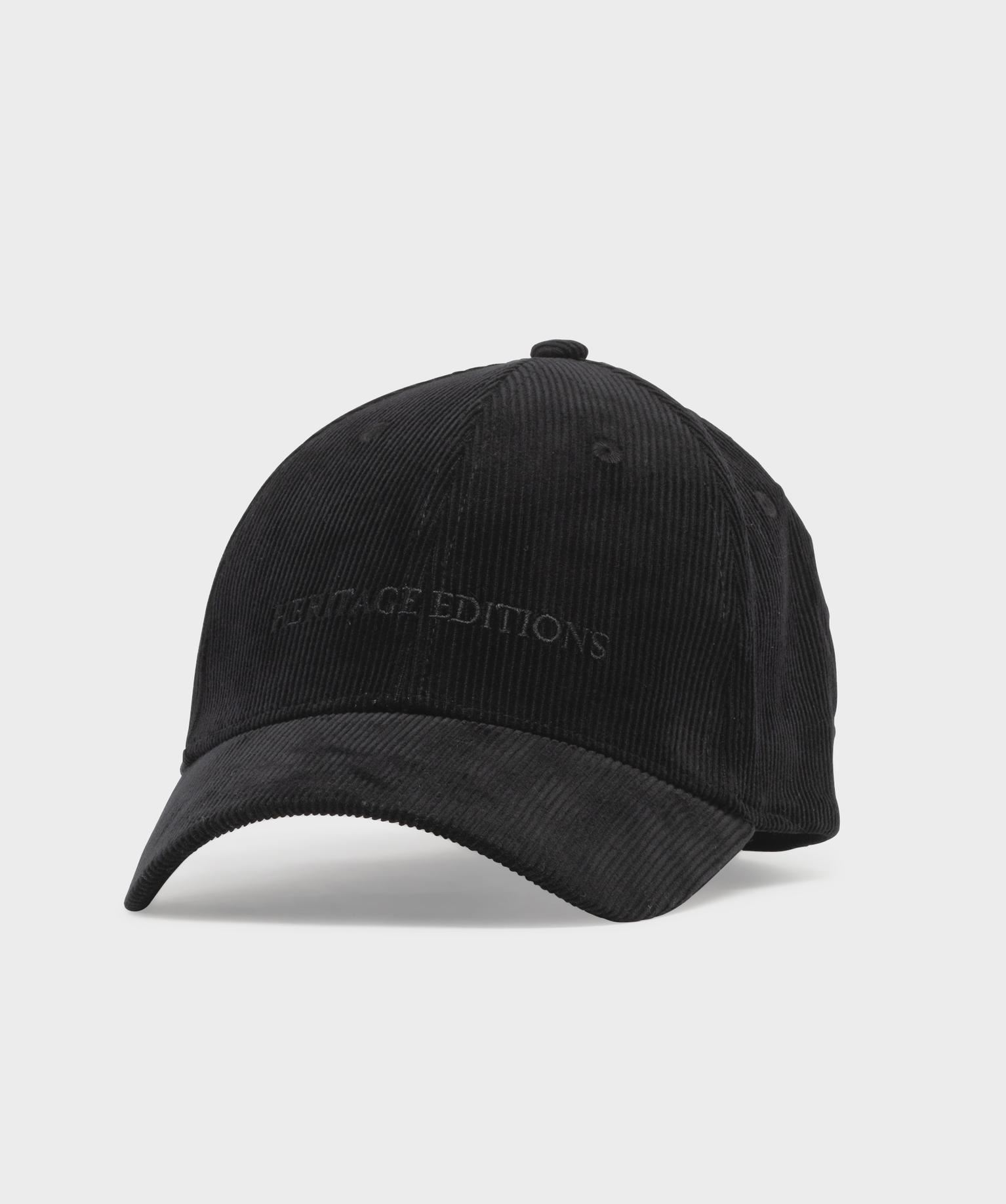 casquette baseball en velours cotelee femme noir standard