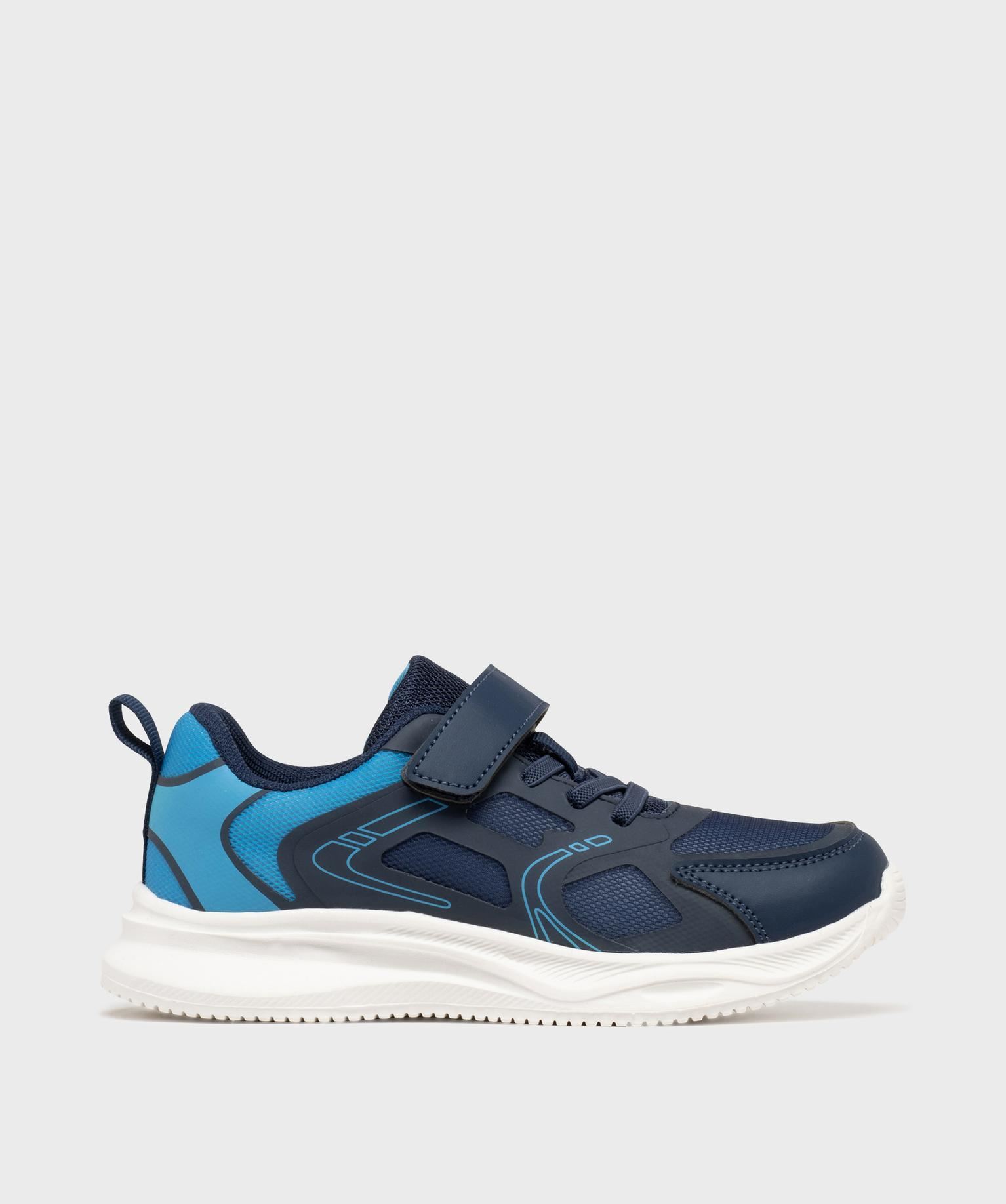 baskets jogger a scratch garcon bleu standard
