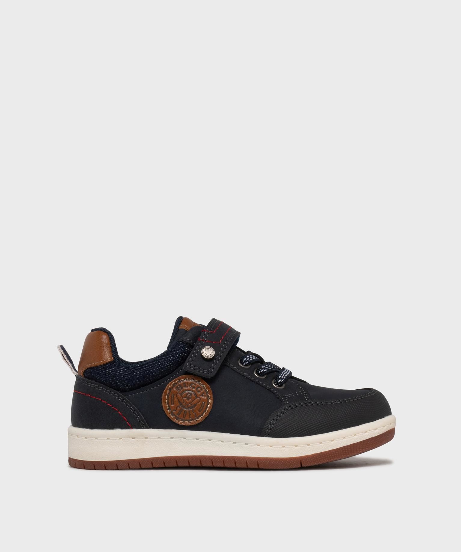 baskets basses a bout renforce garcon - buggy bleu baskets