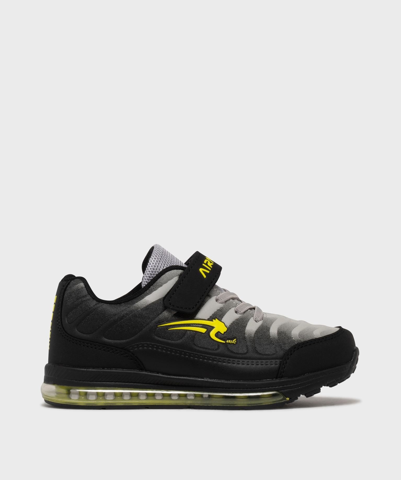 baskets bicolores avec semelle a bulle d’air garcon - airness noir standard baskets