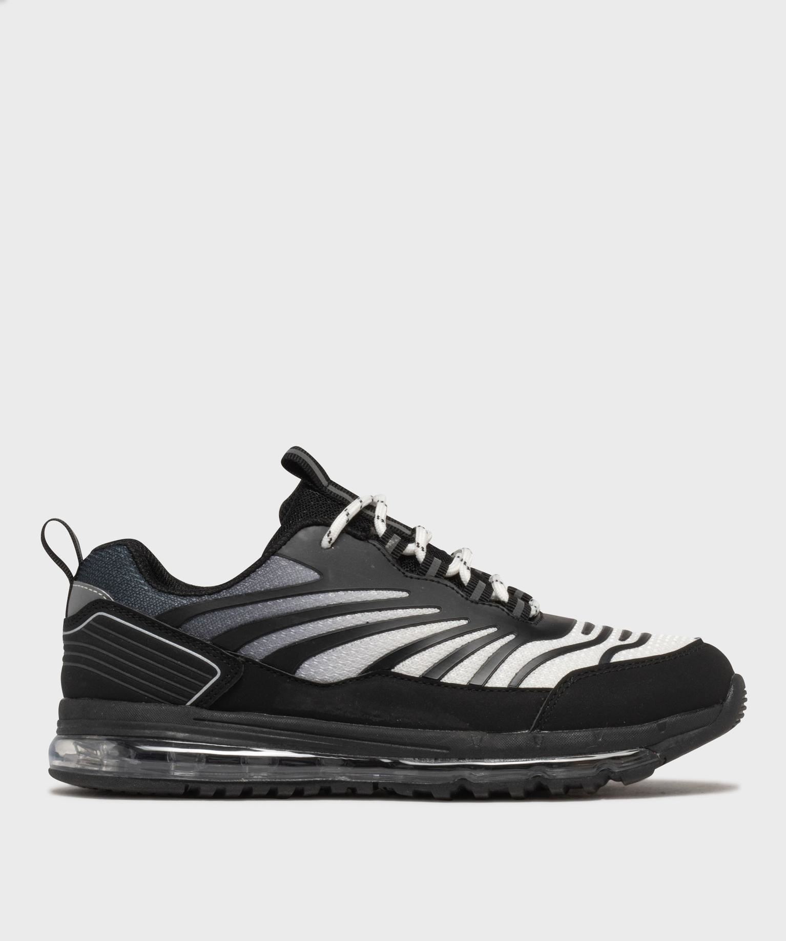 baskets bicolores avec semelle bulle d’air garcon - 5 miles noir baskets