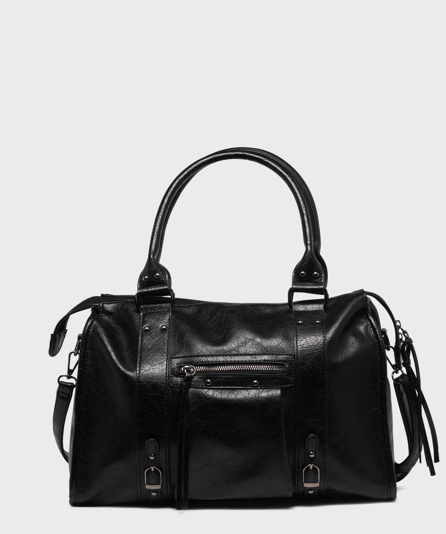 sac a main grand format a bandouliere amovible femme noir standard