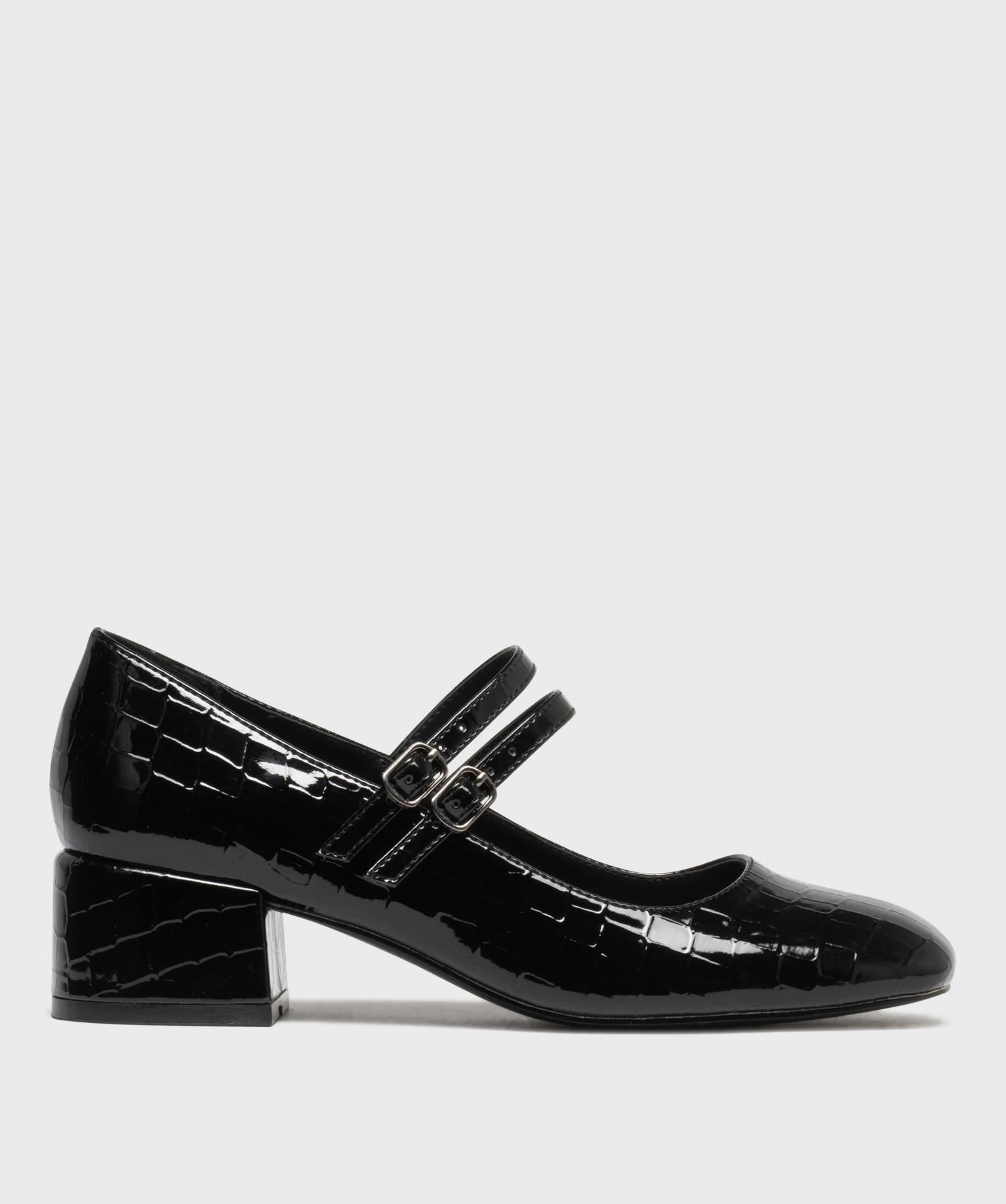 escarpins babies a bout carre avec double bride femme - follow me noir standard