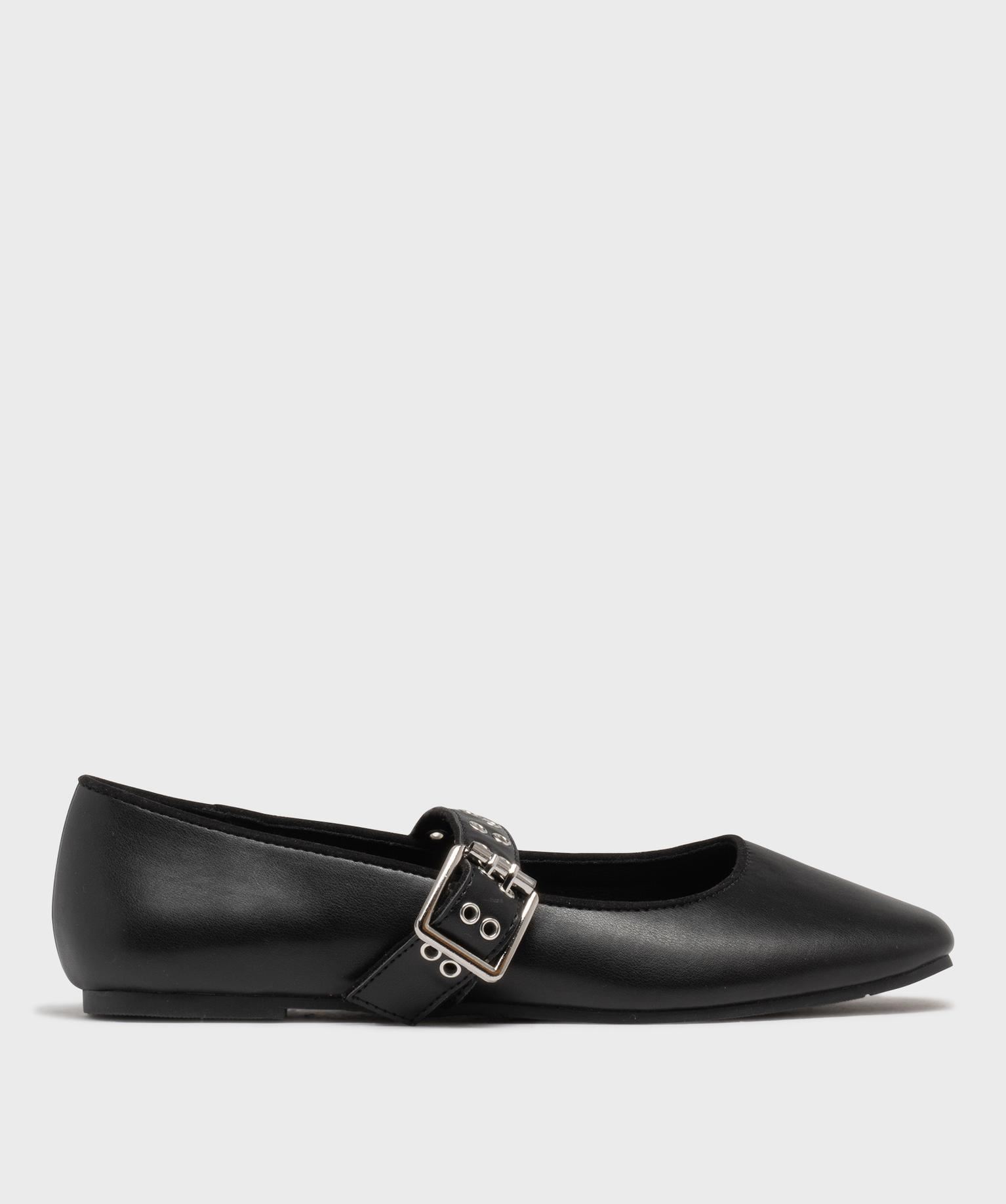 babies a bride rock et bout carre femme noir vif ballerines