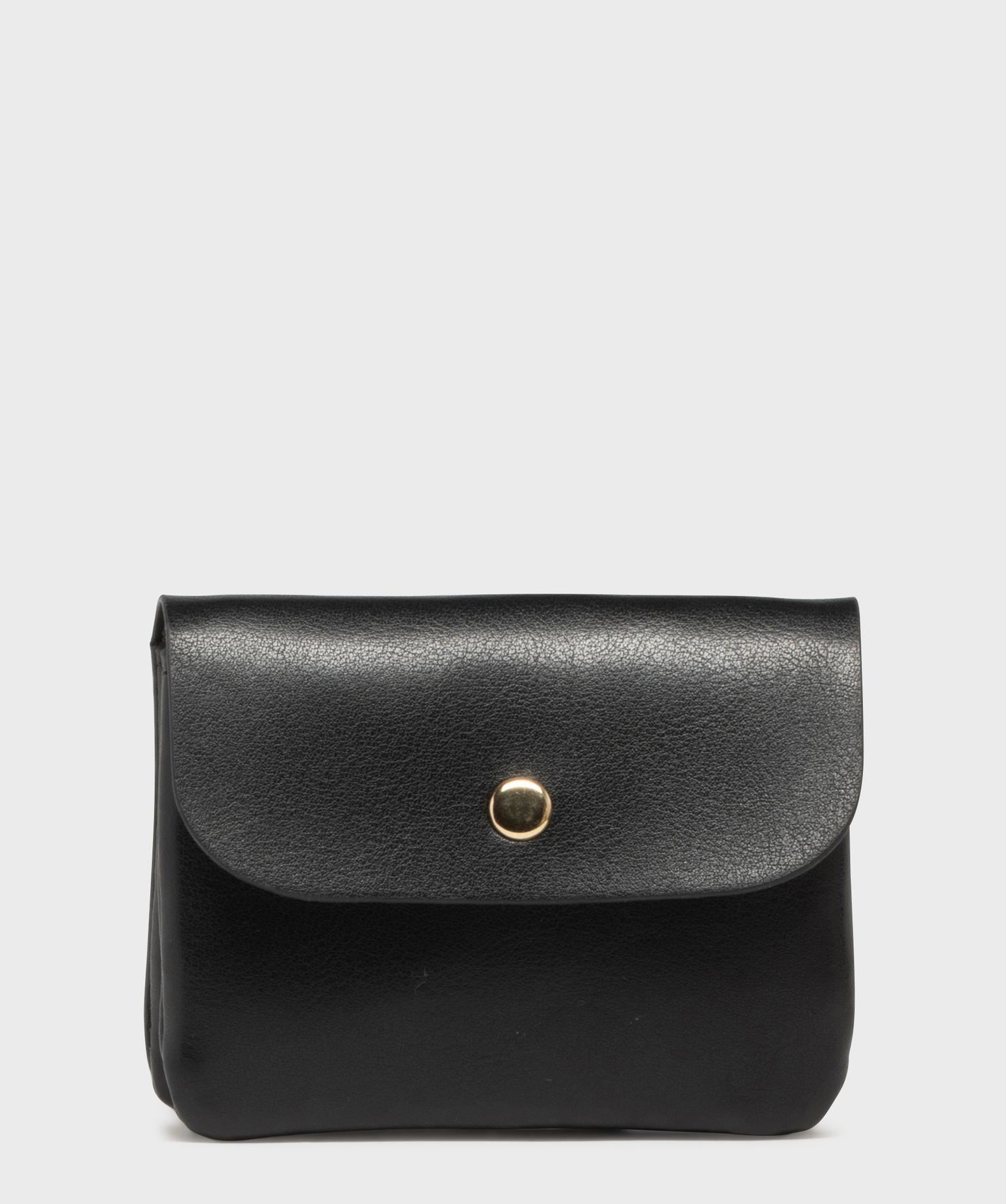 porte-monnaie a rabat forme compacte femme noir standard porte-monnaie et portefeuilles