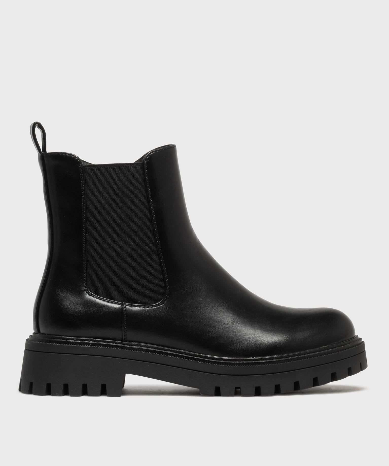 boots crantes avec elastique lateral femme - 5 miles noir standard