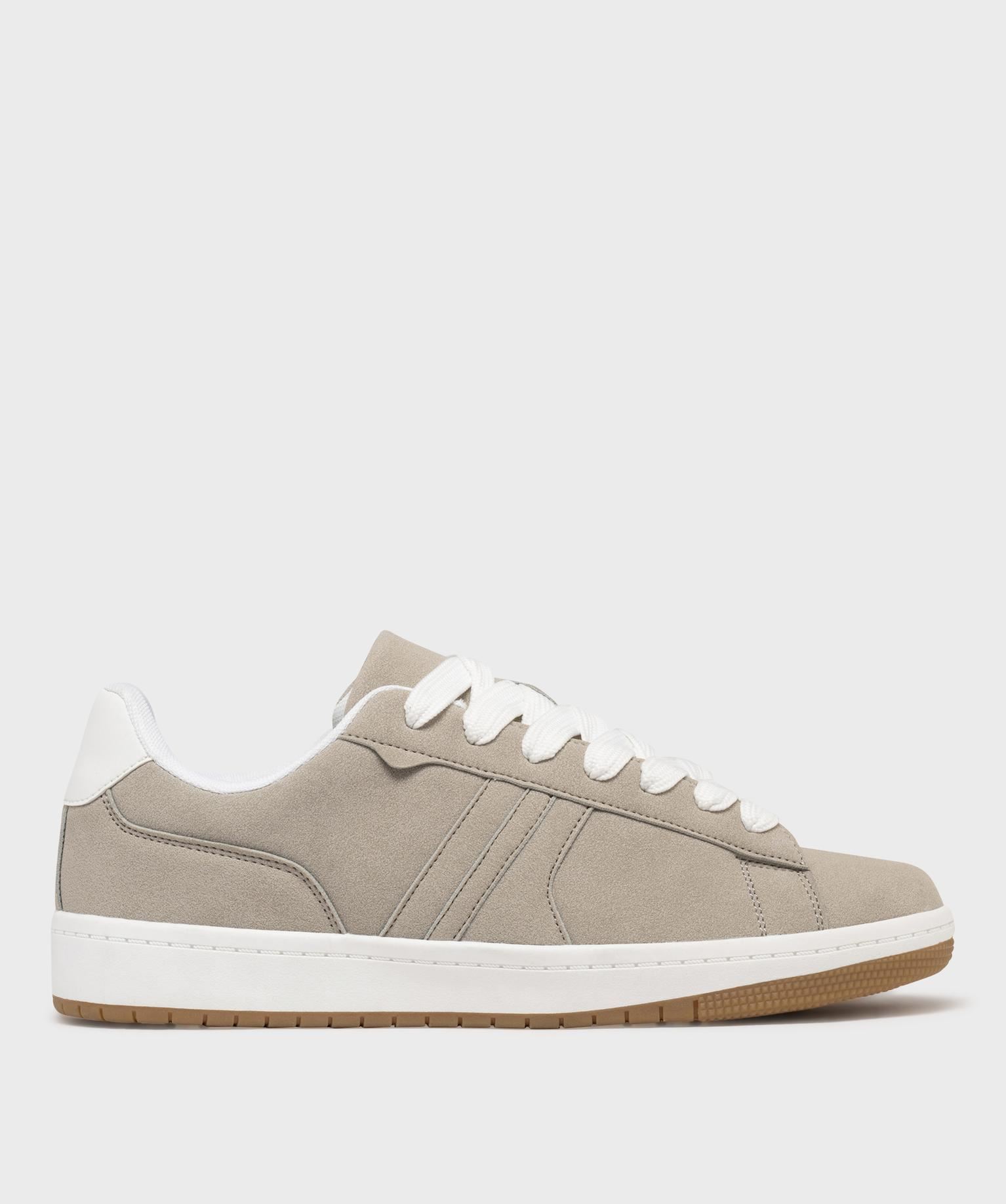 baskets basses esprit skate homme - camps united gris