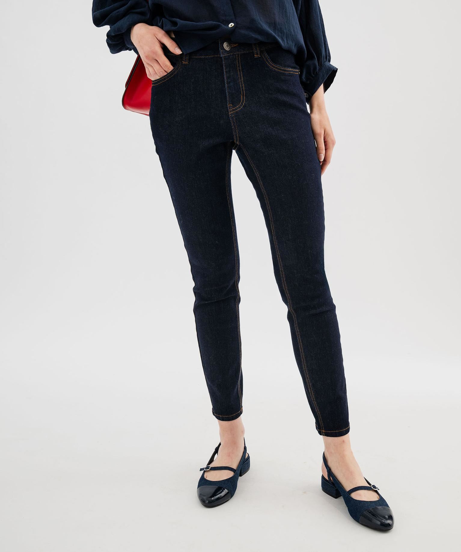 jean slim 78eme taille normale femme bleu 78eme