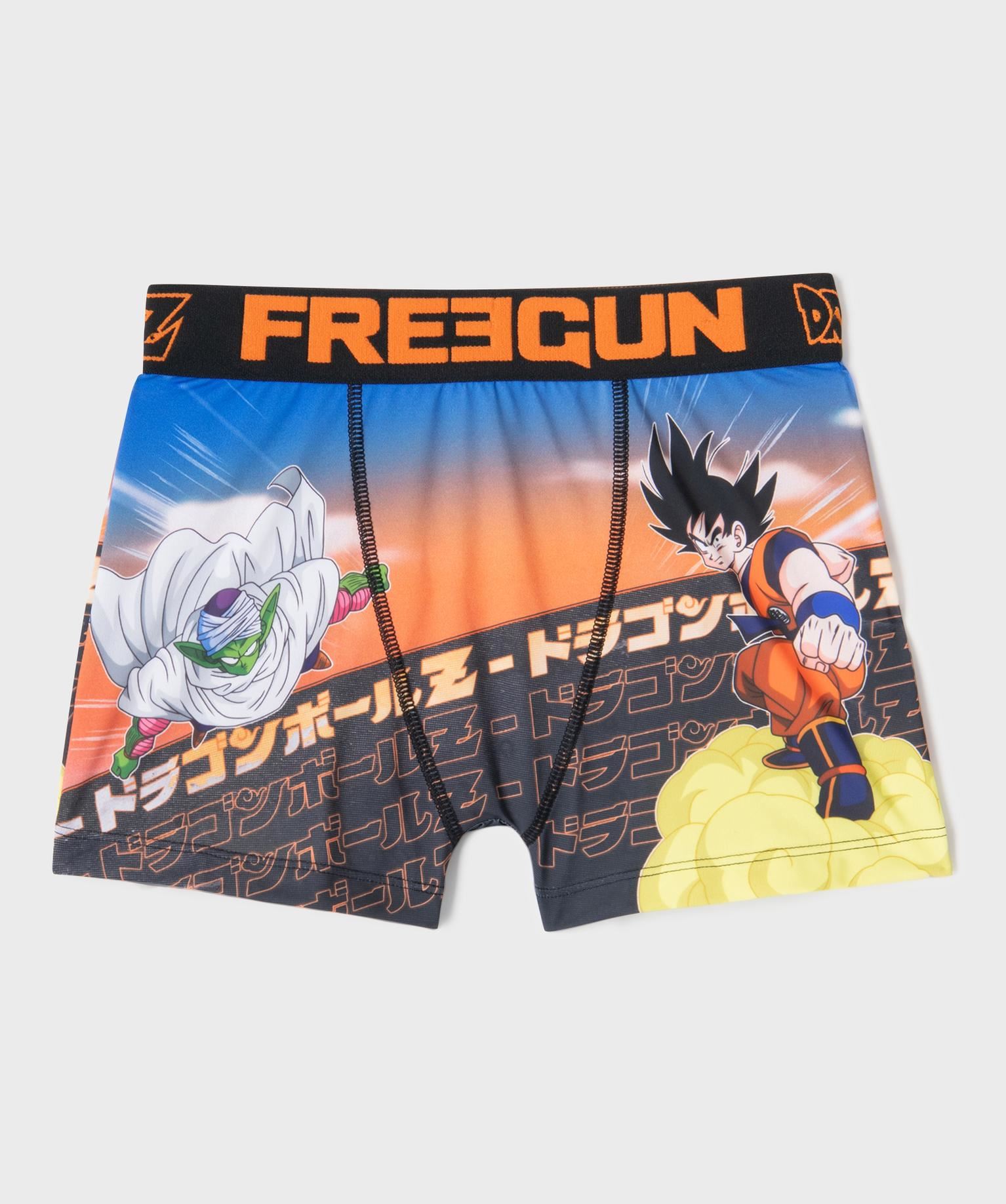 boxer imprime son goku et piccolo garcon - freegun x dragon ball z multicolore