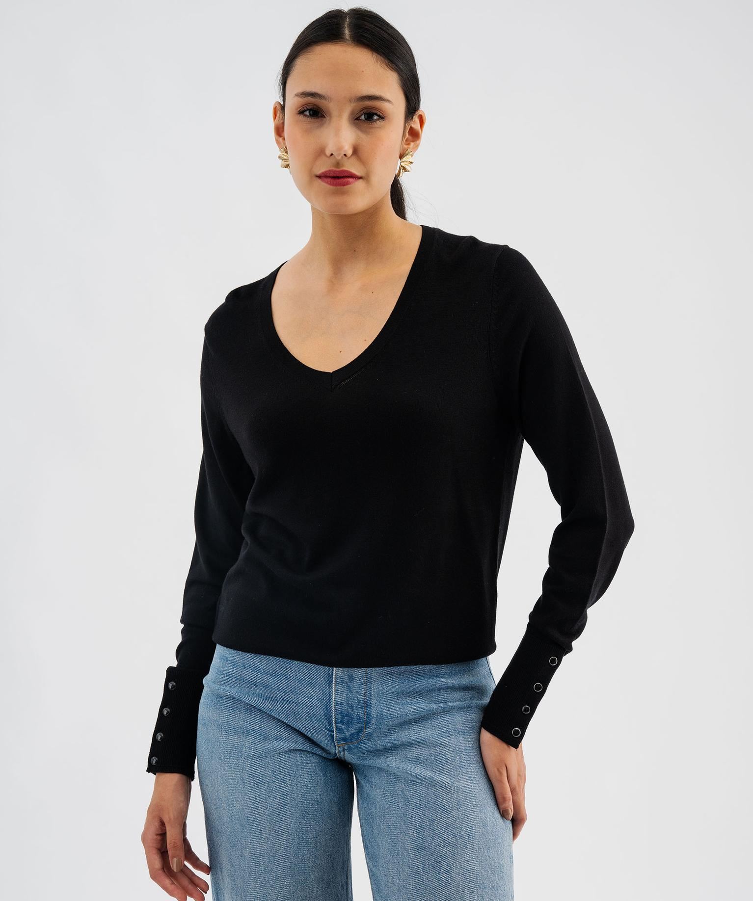 Gemo Pull Noir Maille Fine Femme Gemo Store Pull Gemo Fille Pull