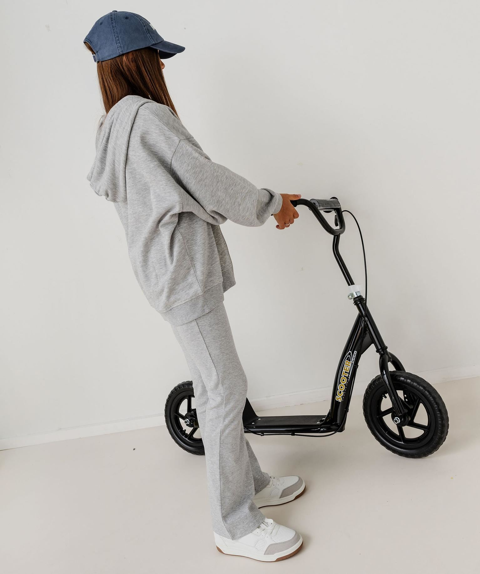 sweat zippe a capuche fille gris standard sweats
