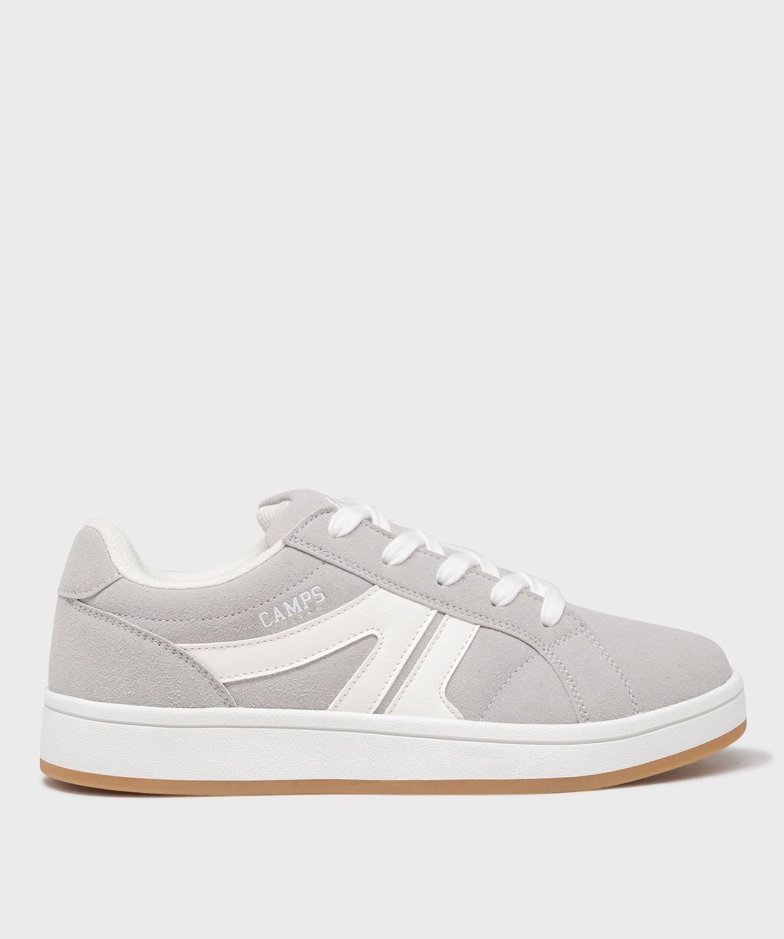 baskets basses style skateshoes garcon - camps united gris standard baskets