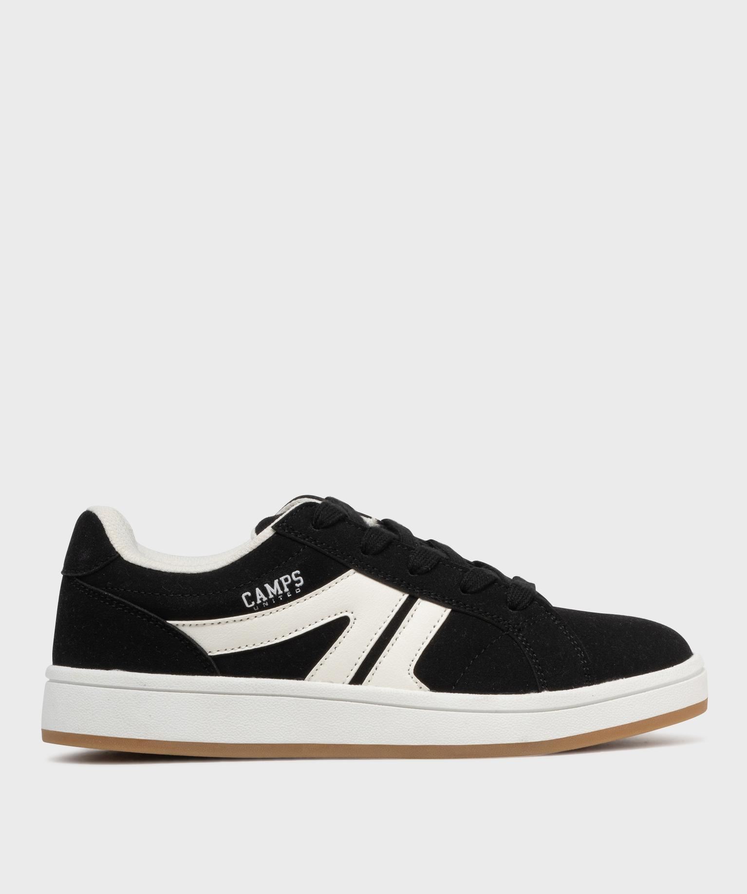 baskets basses style skateshoes garcon - camps united noir standard baskets