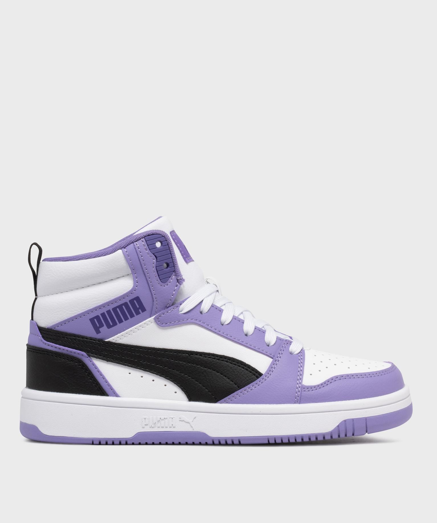 baskets montantes rebound v6 mid femme - puma violet