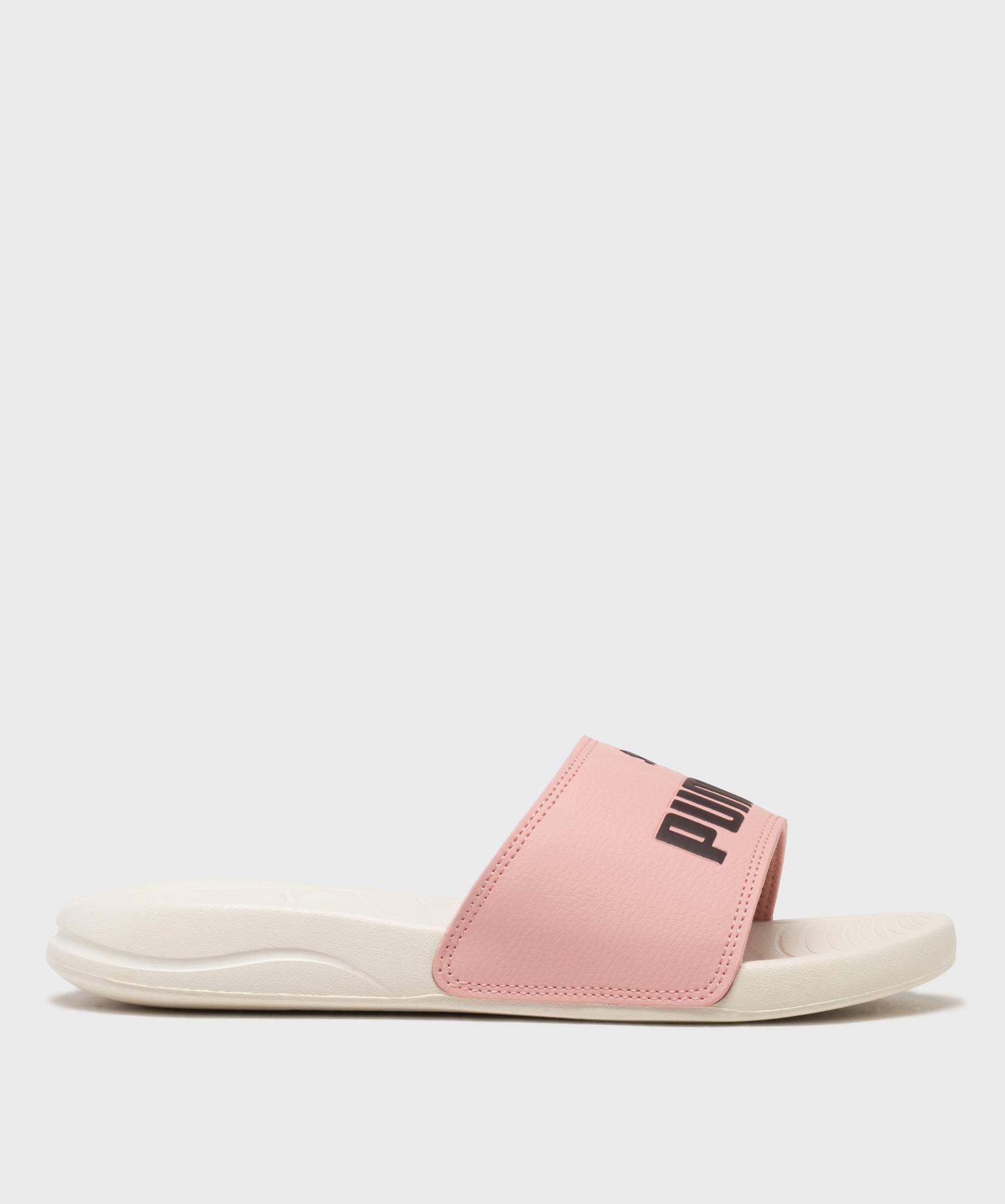 mules de piscine femme - puma rose