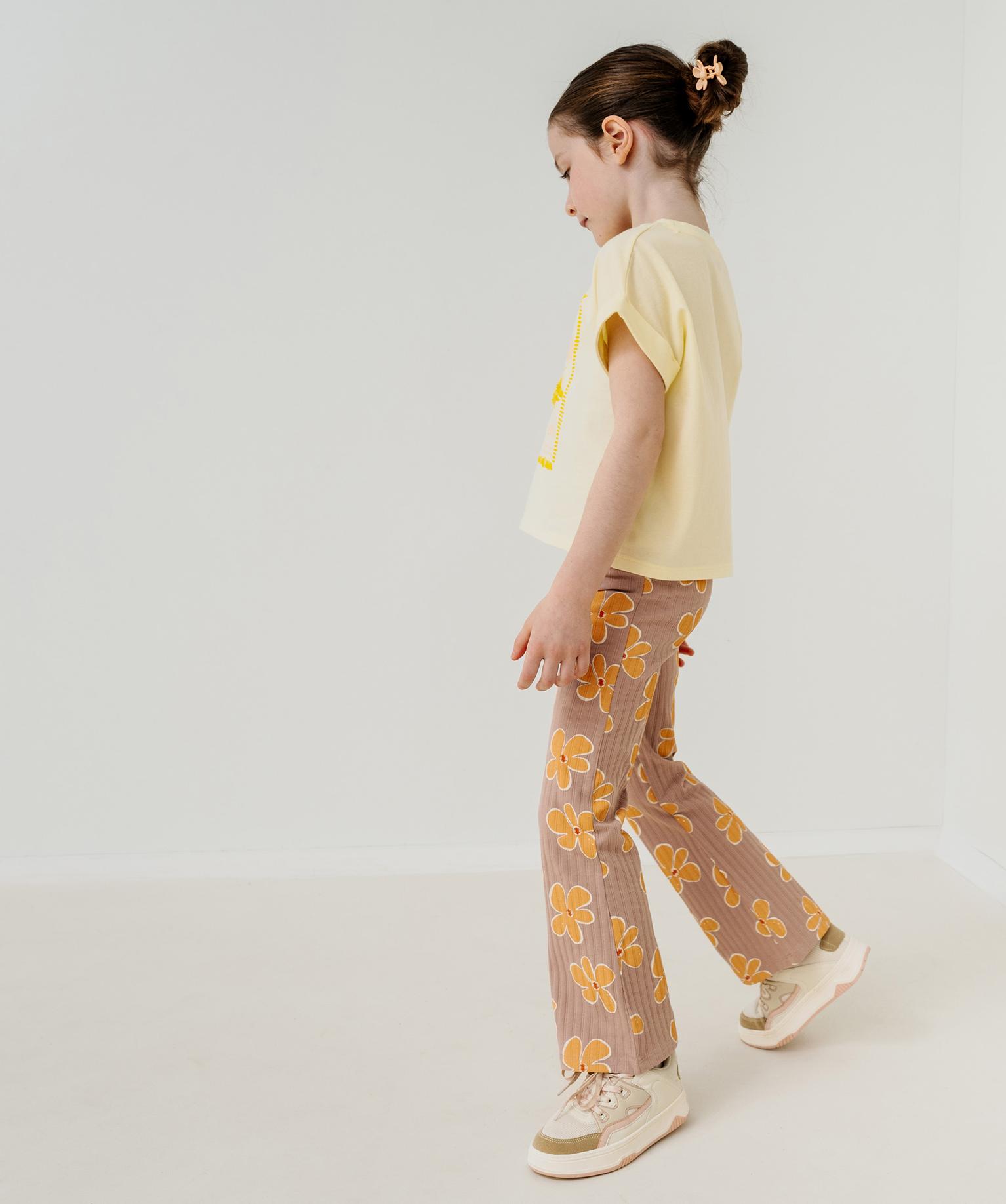 legging flare fille violet