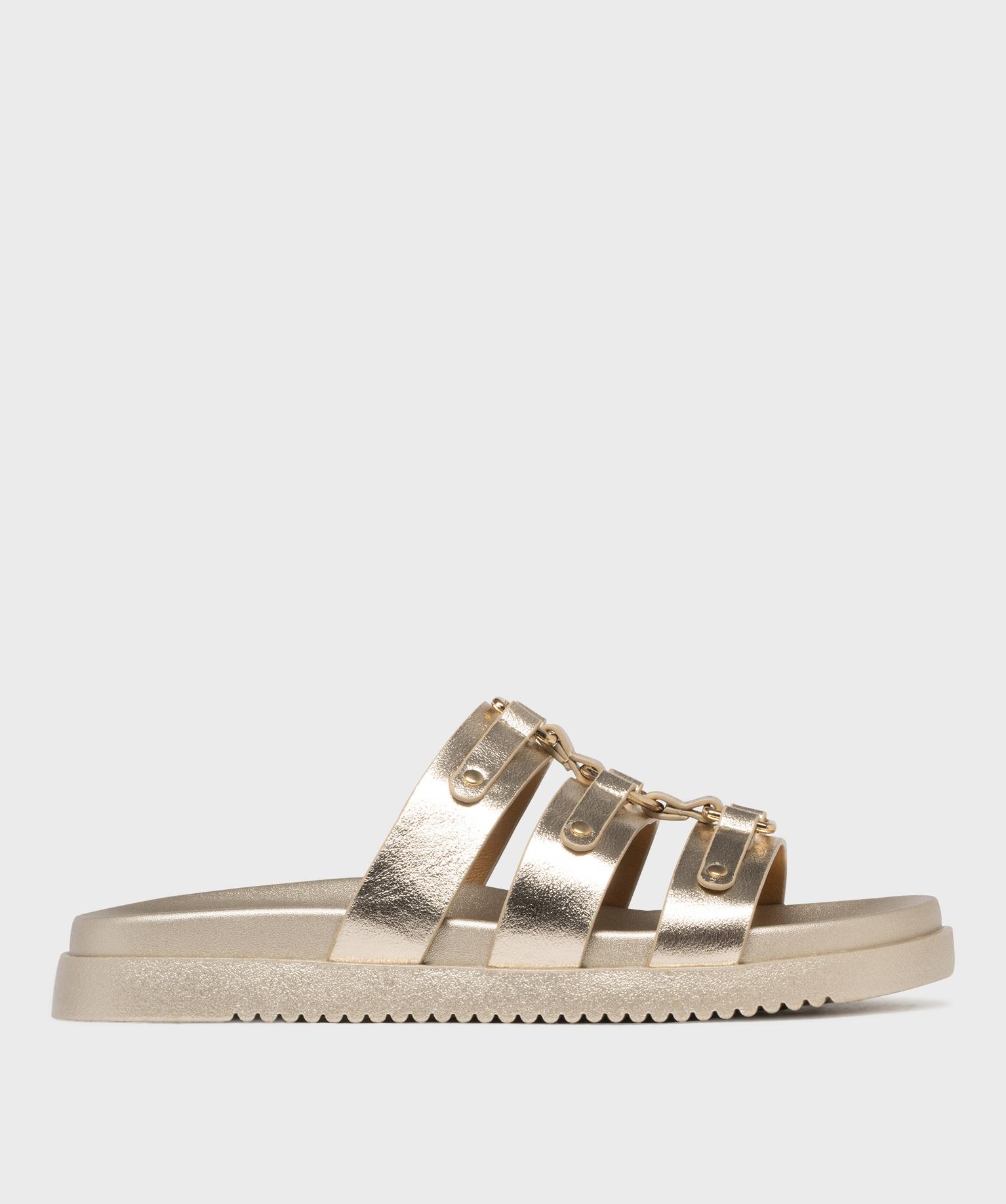 mules a epaisse semelle inspiration spartiates femme - 5 miles dore