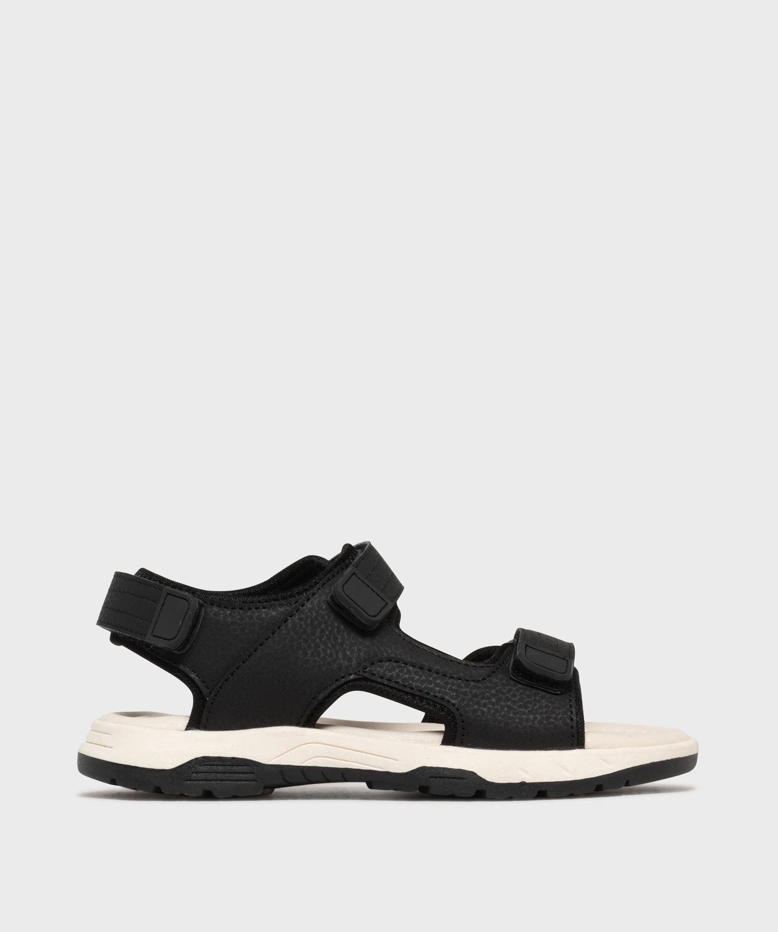 sandales unies a scratch garcon - 5 miles noir standard